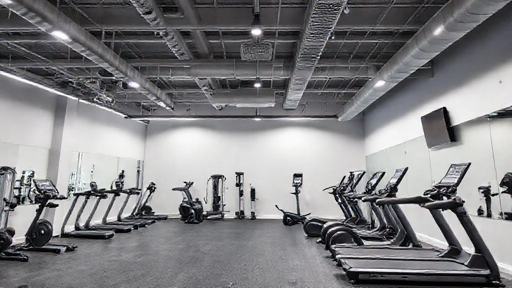 A striking, minimalist composition featuring a single, perfectly sculpted, futuristic kettlebell or dumbbell (generic, non-branded, metallic and carbon fiber aesthetic) resting on a dark, polished surface, casting a subtle shadow. The background is a clean, diffused light gradient (e.g., from --color-primary-dark to --color-secondary-dark). The image emphasizes form, function, and the beauty of engineered strength. Colors are metallic silver/black with a hint of reflective electric aqua. No human hands or figures.